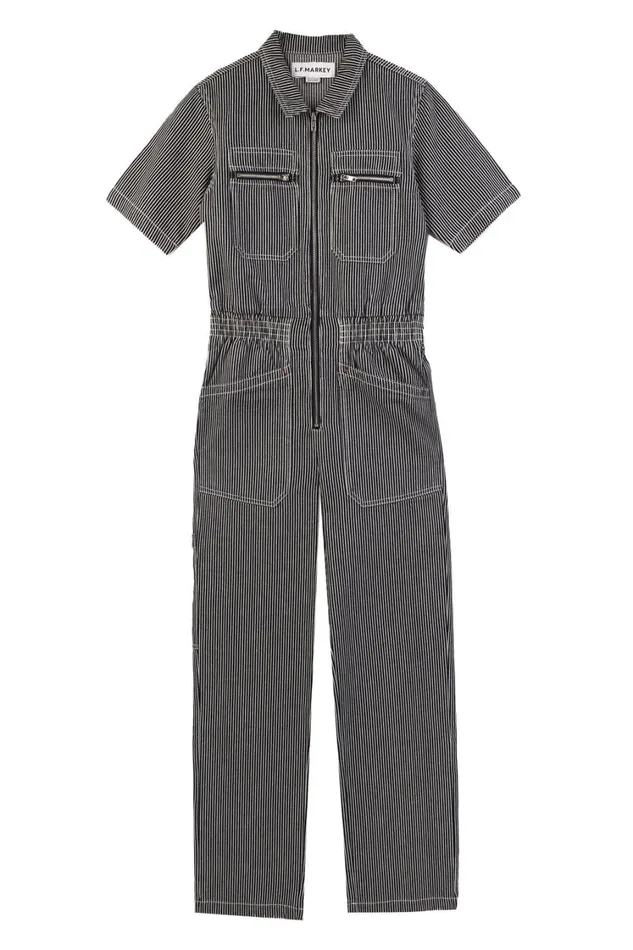 Danny Boilersuit Indigo Stripe Womens LF Markey One Pieces