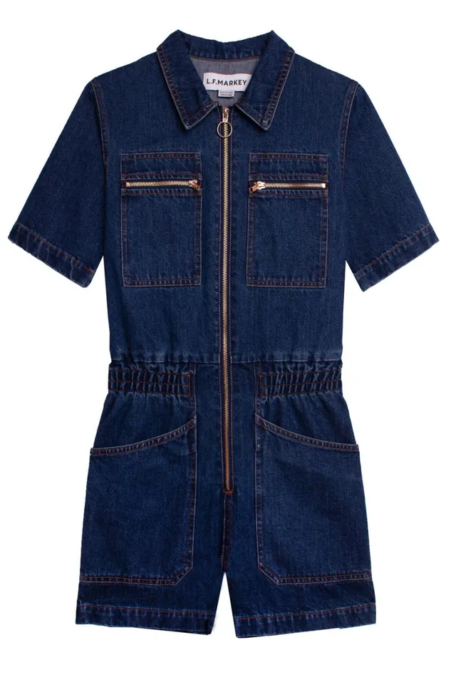 Danny Playsuit Indigo Womens LF Markey One Pieces