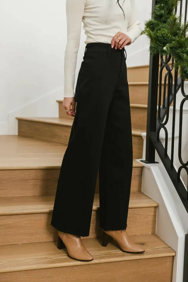 Darian Pants In Black Black Women Bohme Denim