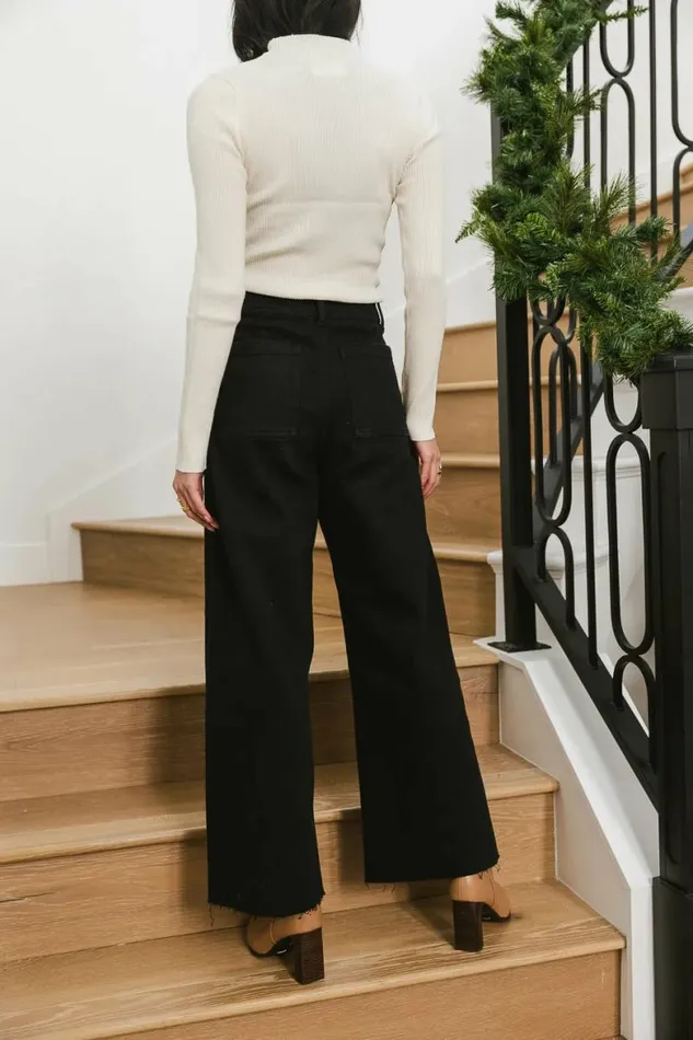 Darian Pants In Black Black Women Bohme Denim