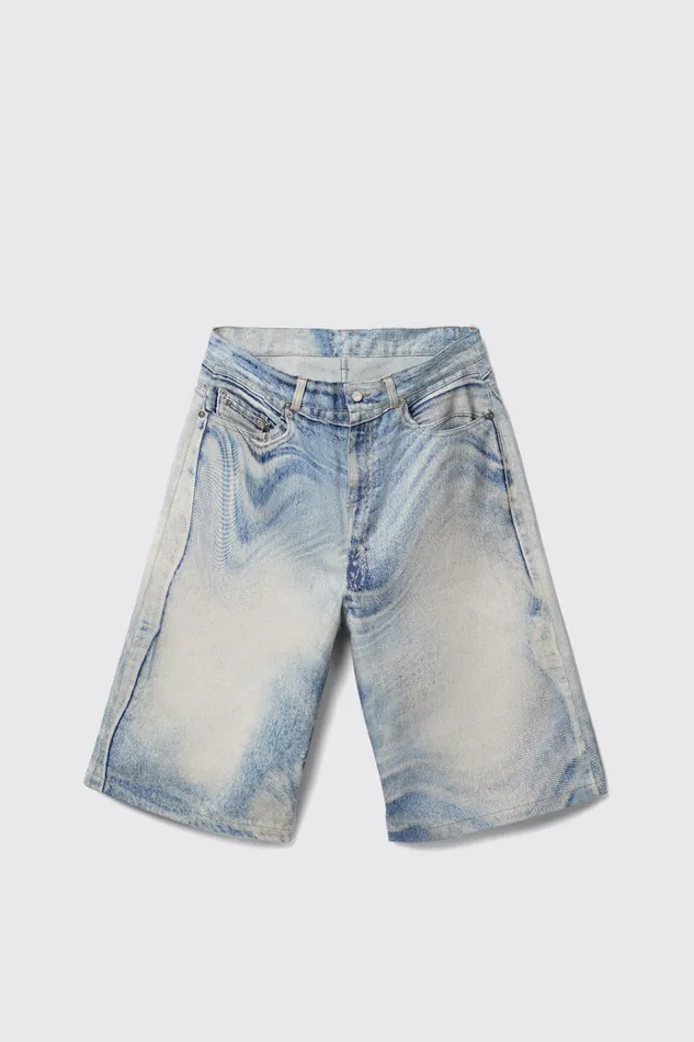 Denim Women Camper Denim Shorts Blue Denim Shorts