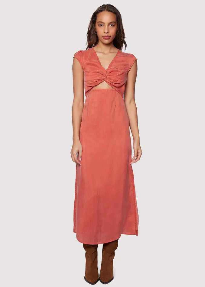 Desert Marigold Maxi Dress Rust Women Lost Wander Dresses
