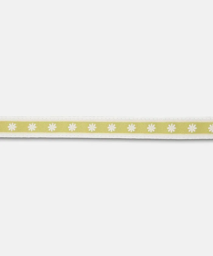 Dog Leash Long W Flowers 8211 White Accessories Ilse Jacobsen Vov and Vuf
