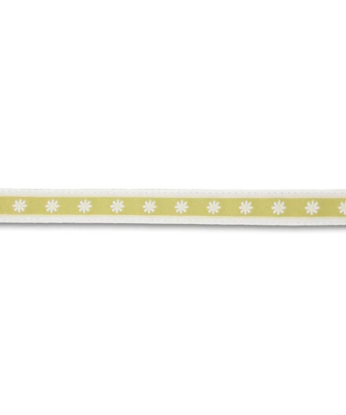 Dog Leash Long W Flowers 8211 White Accessories Ilse Jacobsen Vov and Vuf