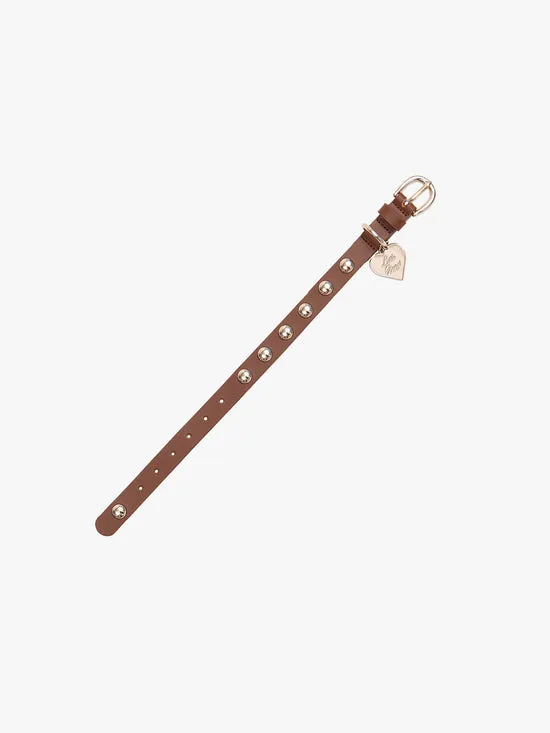 Dog Stud Collar Brown Pet Lisa Says Gah Women