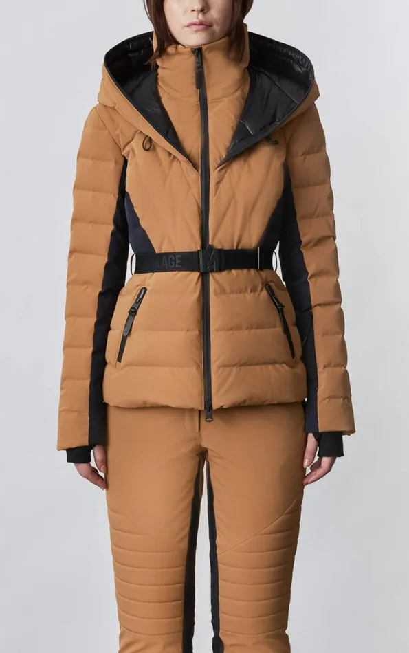 Downs and Jackets Women Mackage ELITA Agile360 Down Ski Jacket Black