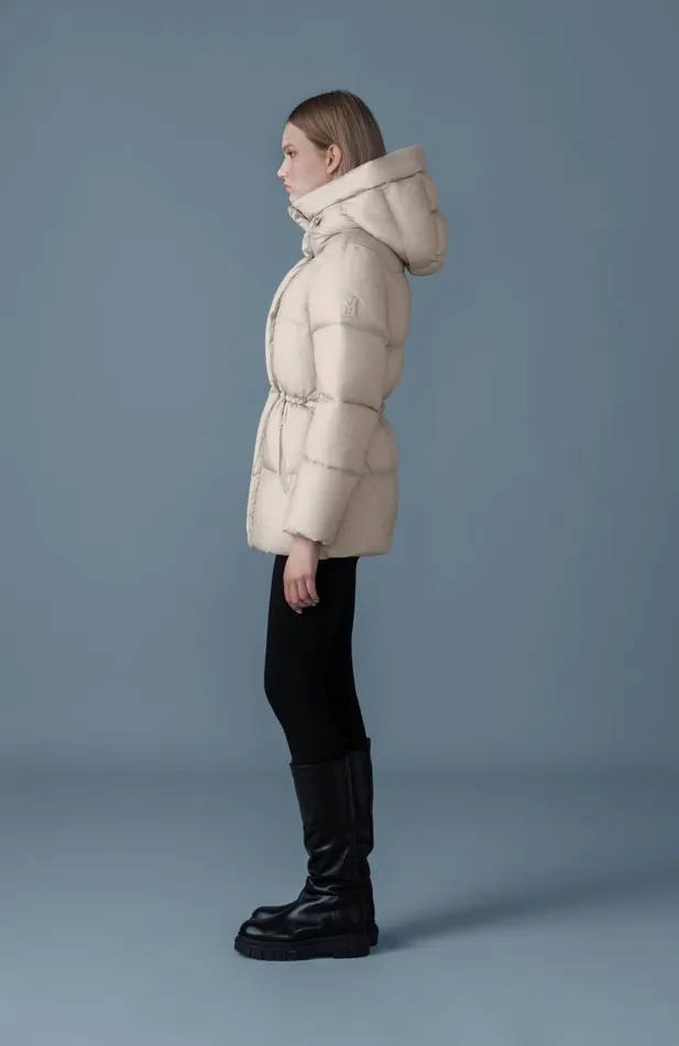 Downs and Jackets Women Mackage FREYASW Softwash Crinkle Down Jacket Trench Downs and Jackets Women Mackage FREYASW Softwash Crinkle Down Jacket Trench