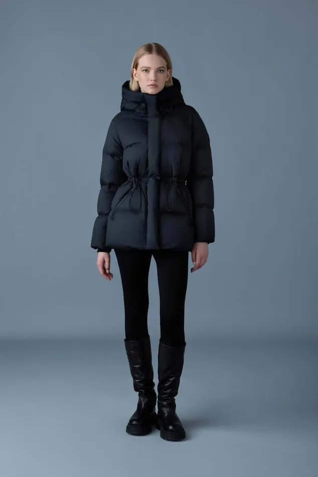 Downs and Jackets Women Mackage FREYASW Softwash Crinkle Down Jacket Trench Downs and Jackets Women Mackage FREYASW Softwash Crinkle Down Jacket Trench