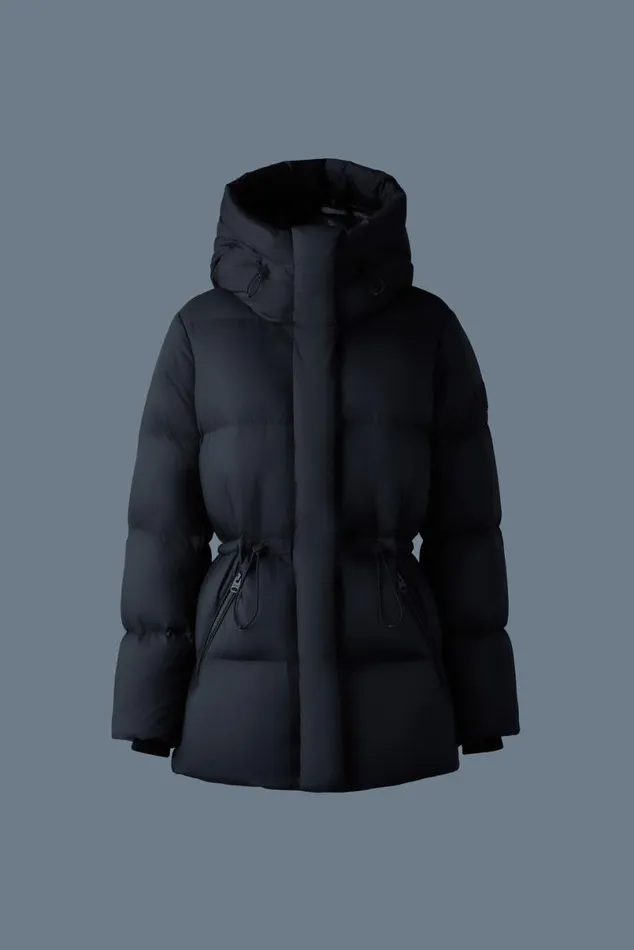 Downs and Jackets Women Mackage FREYASW Softwash Crinkle Down Jacket Trench Downs and Jackets Women Mackage FREYASW Softwash Crinkle Down Jacket Trench