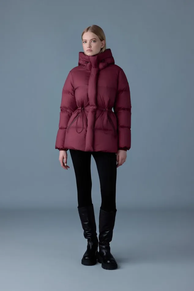 Downs and Jackets Women Mackage FREYASW Softwash Crinkle Down Jacket Trench Downs and Jackets Women Mackage FREYASW Softwash Crinkle Down Jacket Trench