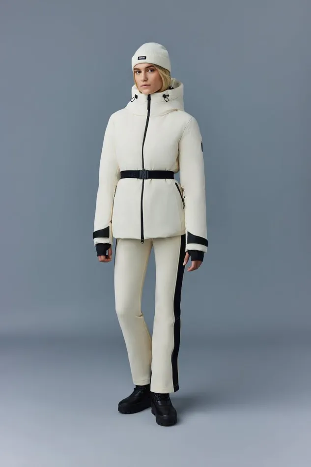 Downs and Jackets Women Mackage KRYSTAL Agile360 Belted Down Ski Jacket With Hood Black Downs and Jackets Women Mackage KRYSTAL Agile360 Belted Down Ski Jacket With Hood Black