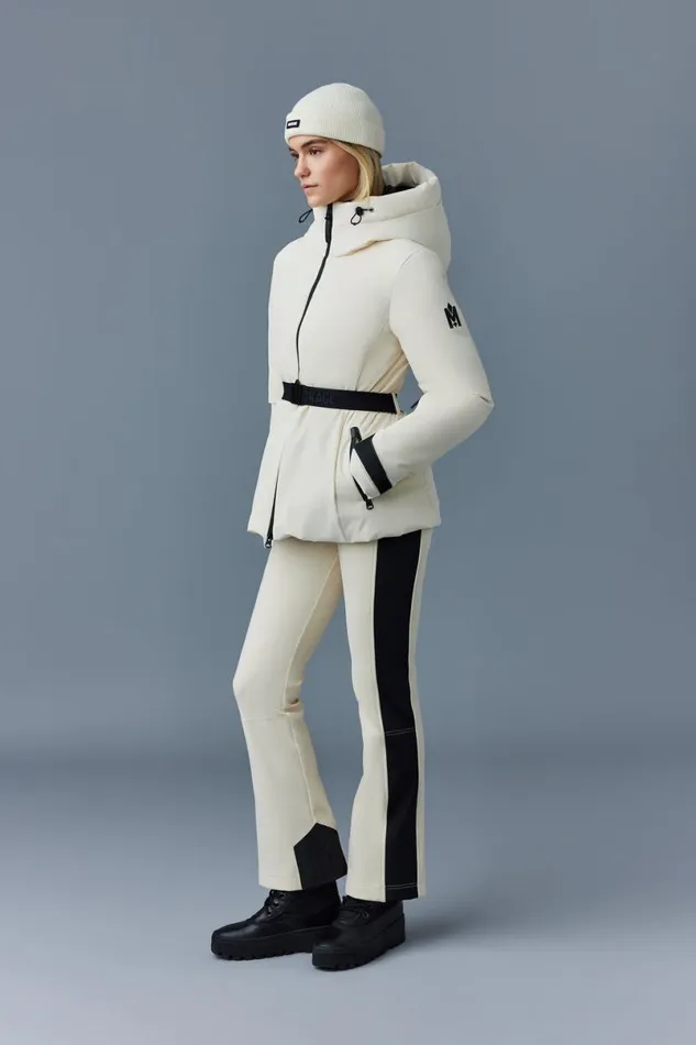 Downs and Jackets Women Mackage KRYSTAL Agile360 Belted Down Ski Jacket With Hood Black Downs and Jackets Women Mackage KRYSTAL Agile360 Belted Down Ski Jacket With Hood Black