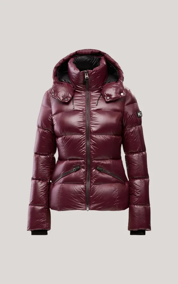 Downs and Jackets Women Mackage MADALYN Lustrous Light Down Jacket With Hood For Ladies White Downs and Jackets Women Mackage MADALYN Lustrous Light Down Jacket With Hood For Ladies White