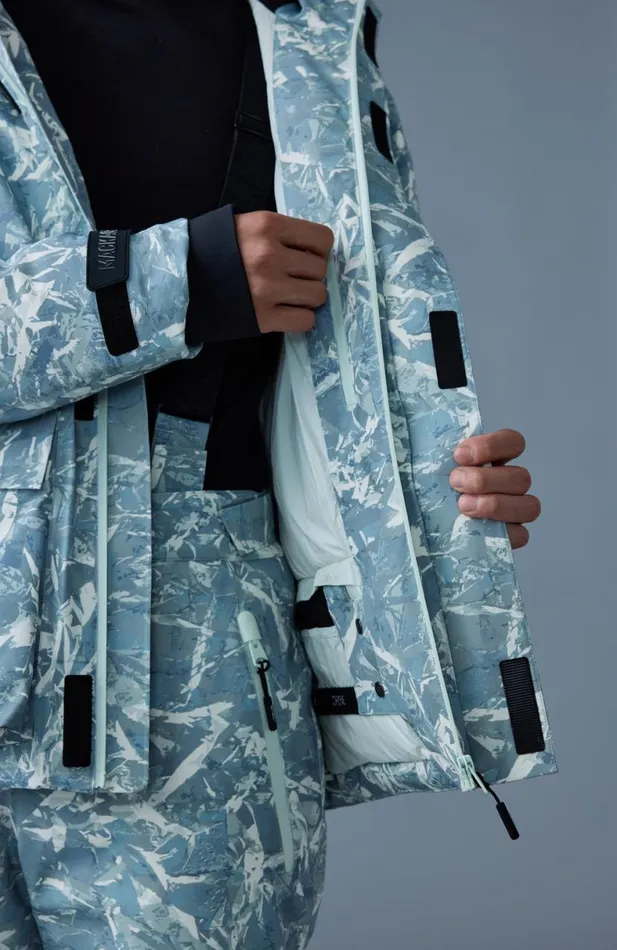 Downs and Parkas Men Mackage FROSTFP Medium Down Ski Jacket Sky Blue Frost