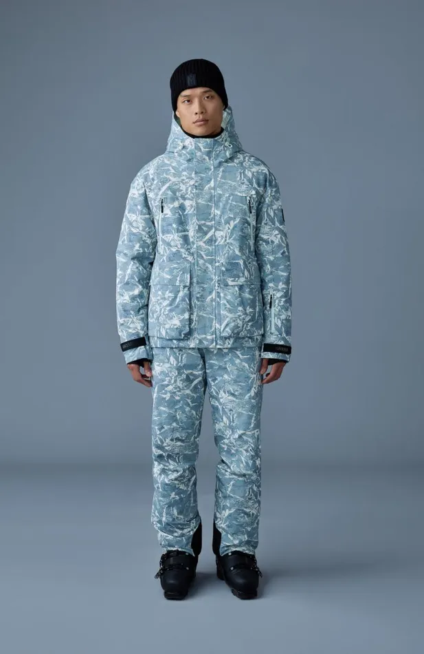 Downs and Parkas Men Mackage FROSTFP Medium Down Ski Jacket Sky Blue Frost