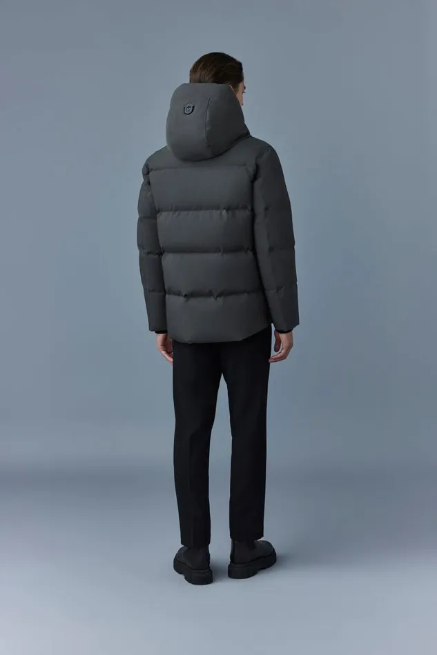 Downs and Parkas Men Mackage GRAYDON 2in1 Lustrous Light Down Jacket Trench