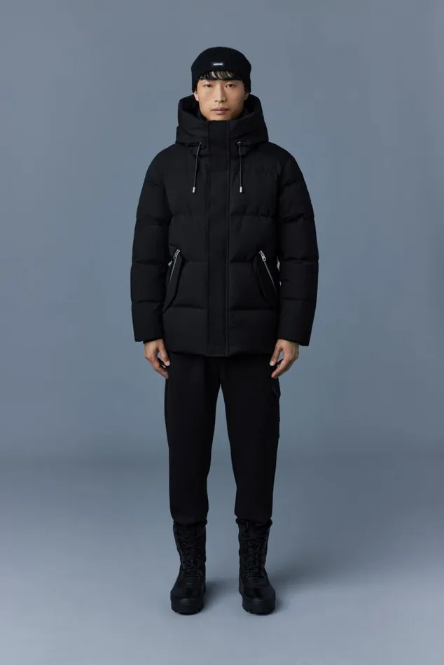 Downs and Parkas Men Mackage GRAYDON 2in1 Lustrous Light Down Jacket Trench