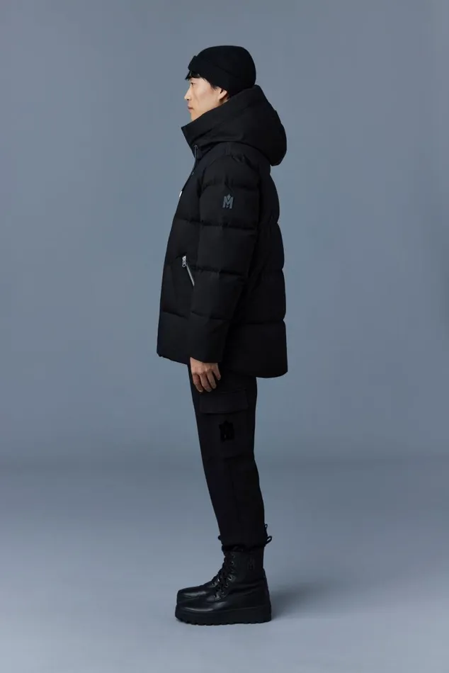 Downs and Parkas Men Mackage GRAYDON 2in1 Lustrous Light Down Jacket Trench