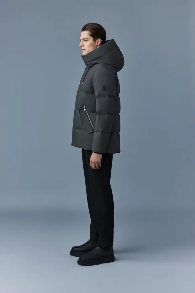 Downs and Parkas Men Mackage GRAYDON 2in1 Lustrous Light Down Jacket Trench