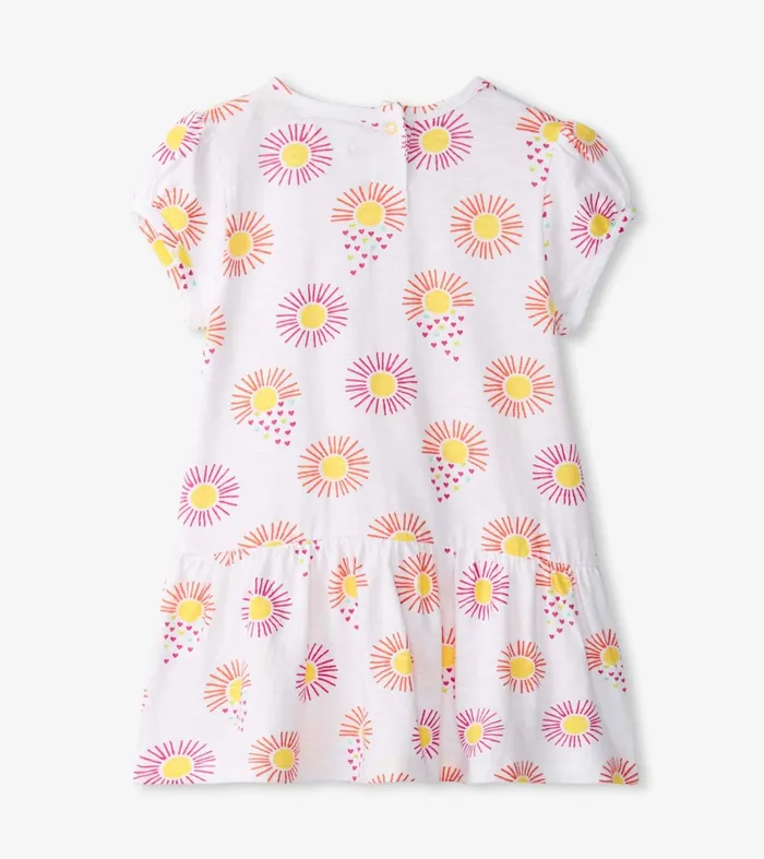 Dresses Baby and Toddler Hatley Baby and Toddler Girls Heart Suns Gathered Dress