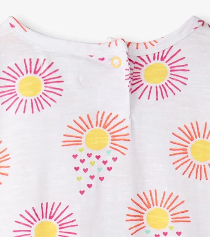 Dresses Baby and Toddler Hatley Baby and Toddler Girls Heart Suns Gathered Dress