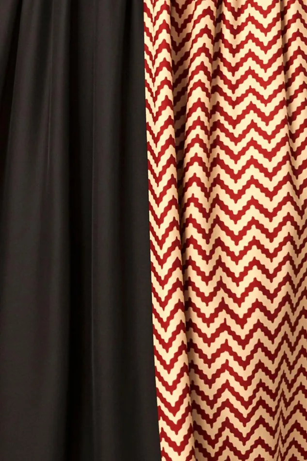 Dresses Shop Natalie Martin DONNA DRESS Block Zigzag Noire