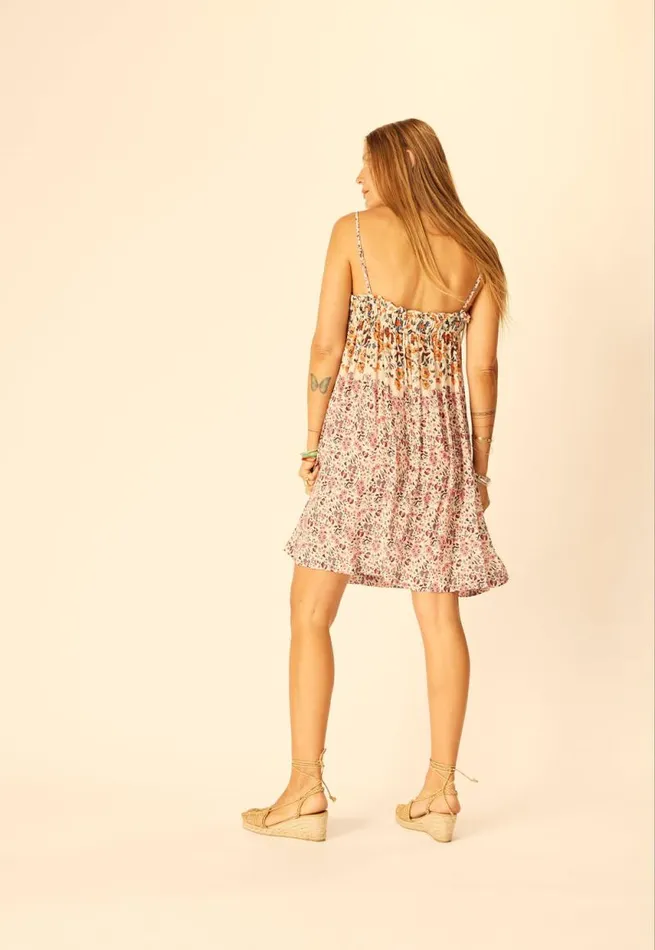 Dresses Shop Natalie Martin DONNA DRESS Petite Fleur Aubergine