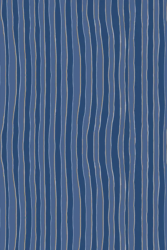 Dresses Shop Natalie Martin ISOBEL DRESS Batik Stripe Navy