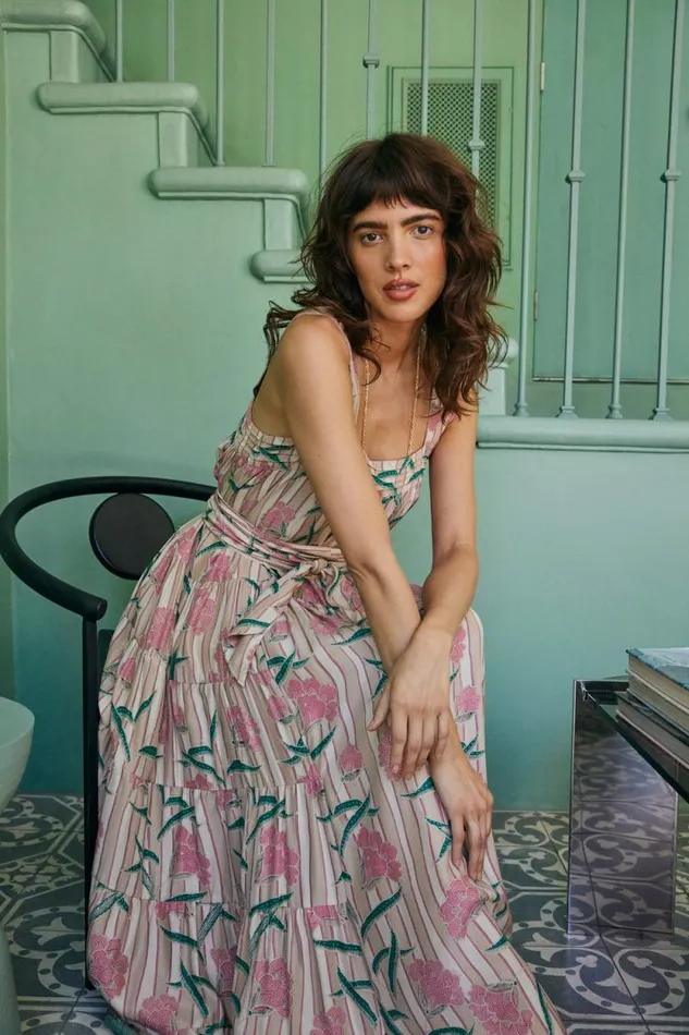 Dresses Shop Natalie Martin JASMINE MAXI Chamomile Rose