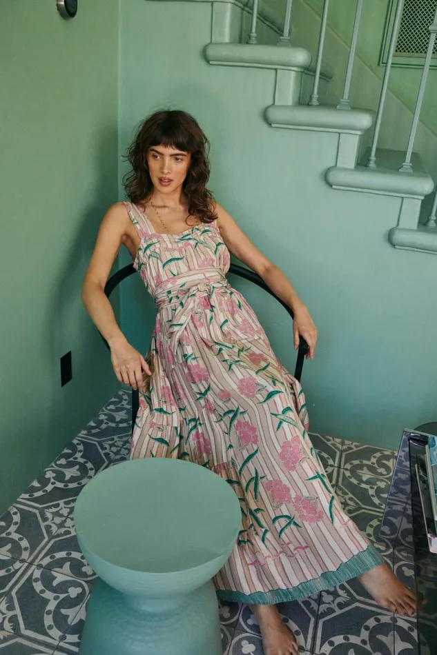 Dresses Shop Natalie Martin JASMINE MAXI Chamomile Rose