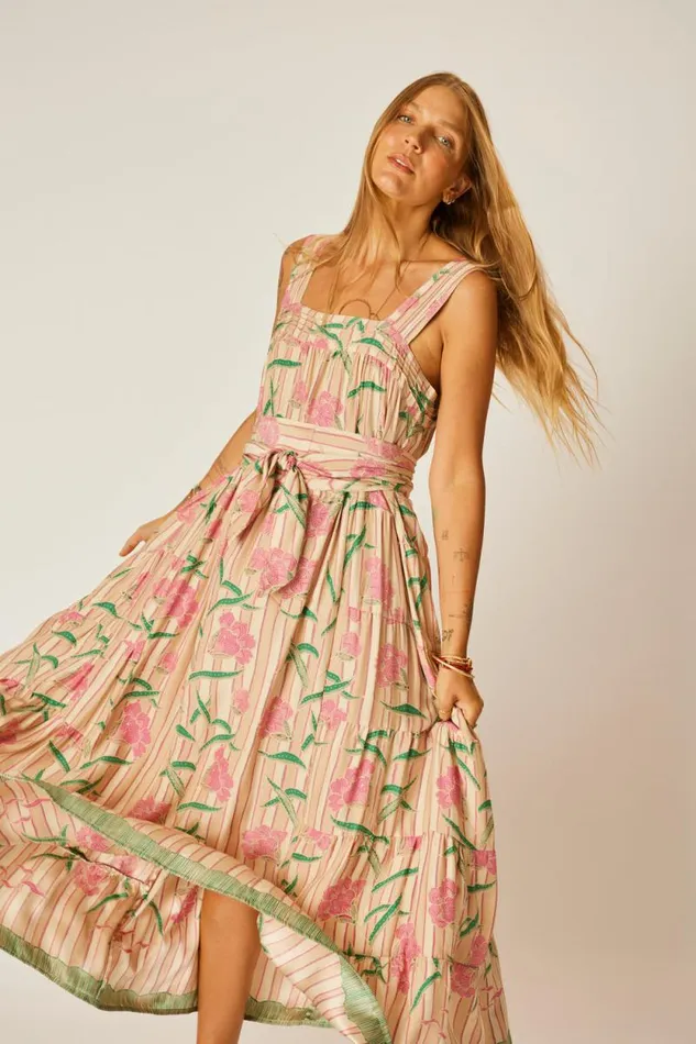 Dresses Shop Natalie Martin JASMINE MAXI Chamomile Rose
