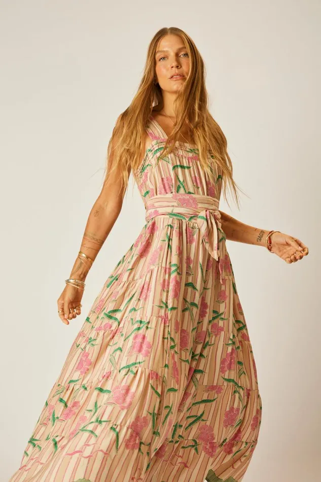 Dresses Shop Natalie Martin JASMINE MAXI Chamomile Rose