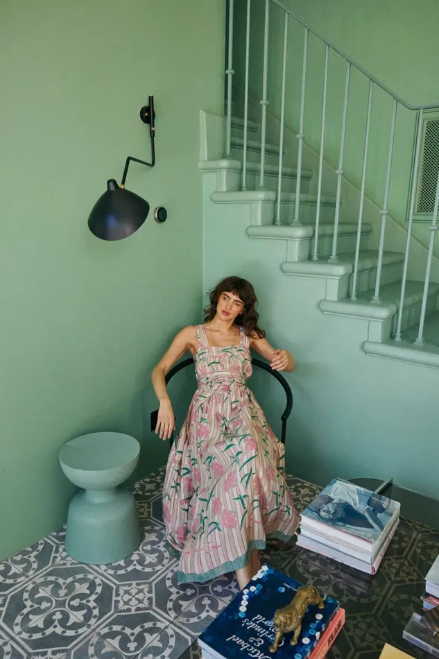 Dresses Shop Natalie Martin JASMINE MAXI Chamomile Rose