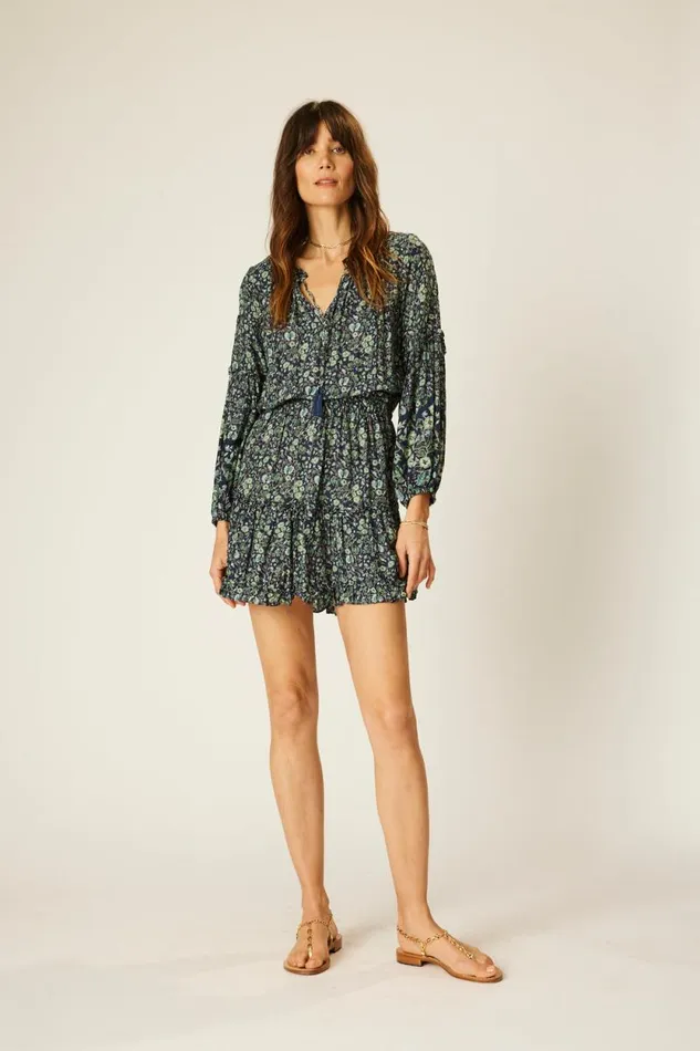 Dresses Shop Natalie Martin MAGGIE DRESS Petite Fleur Marine