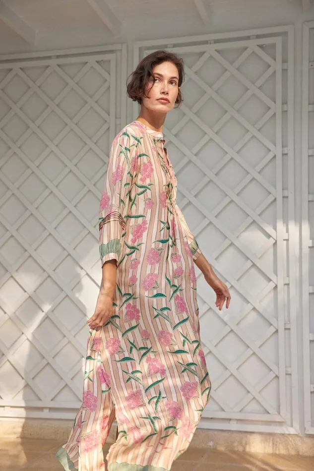 Dresses Shop Natalie Martin SAMMIE MAXI Chamomile Rose