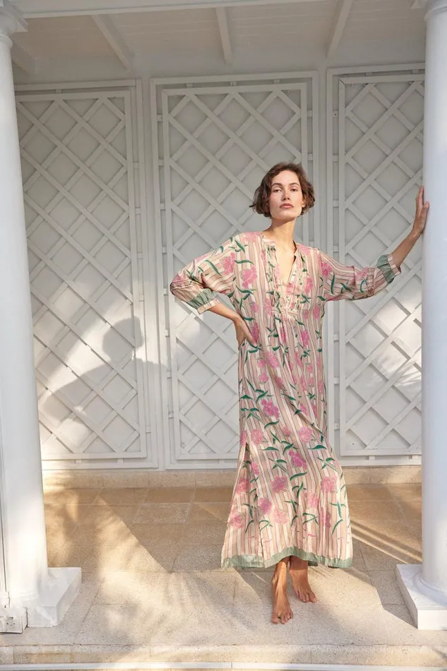 Dresses Shop Natalie Martin SAMMIE MAXI Chamomile Rose