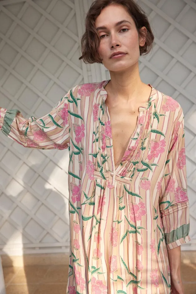 Dresses Shop Natalie Martin SAMMIE MAXI Chamomile Rose