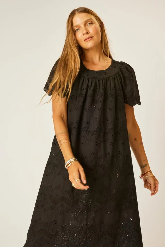 Dresses Shop Natalie Martin SIENNA DRESS Geranium Midnight