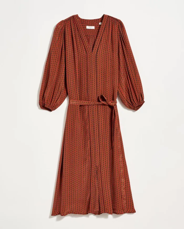 Dresses Women Billy Reid Tea Dress Winechocolate