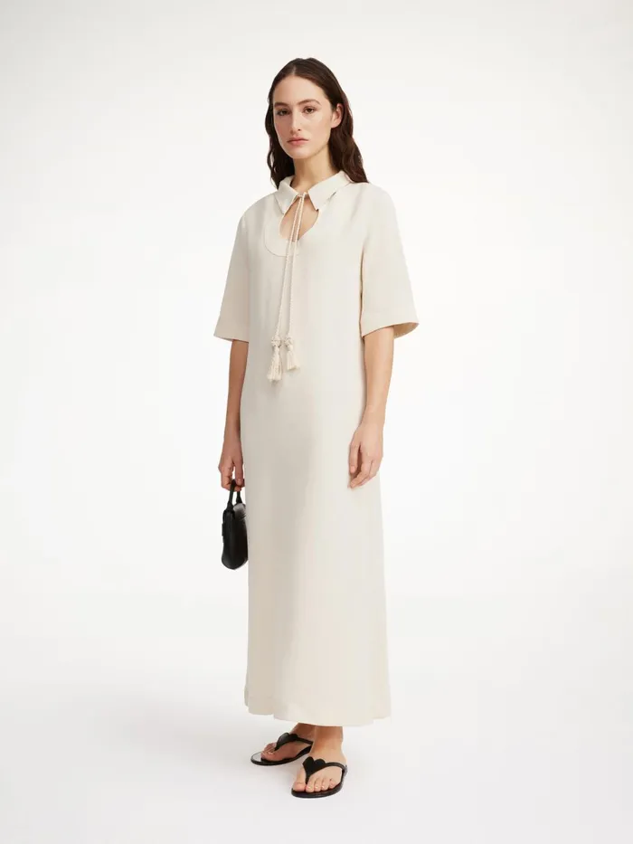 Dresses Women By Malene Birger Brinney Maxi Dress Oyster Gray