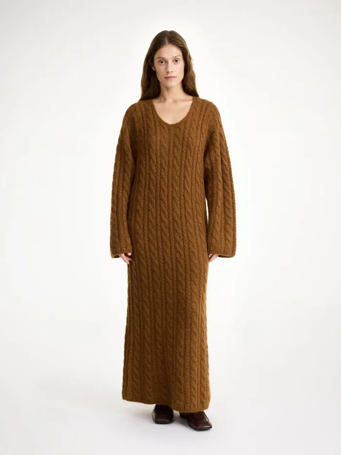 Dresses Women By Malene Birger Lovella Maxi Dress Bison