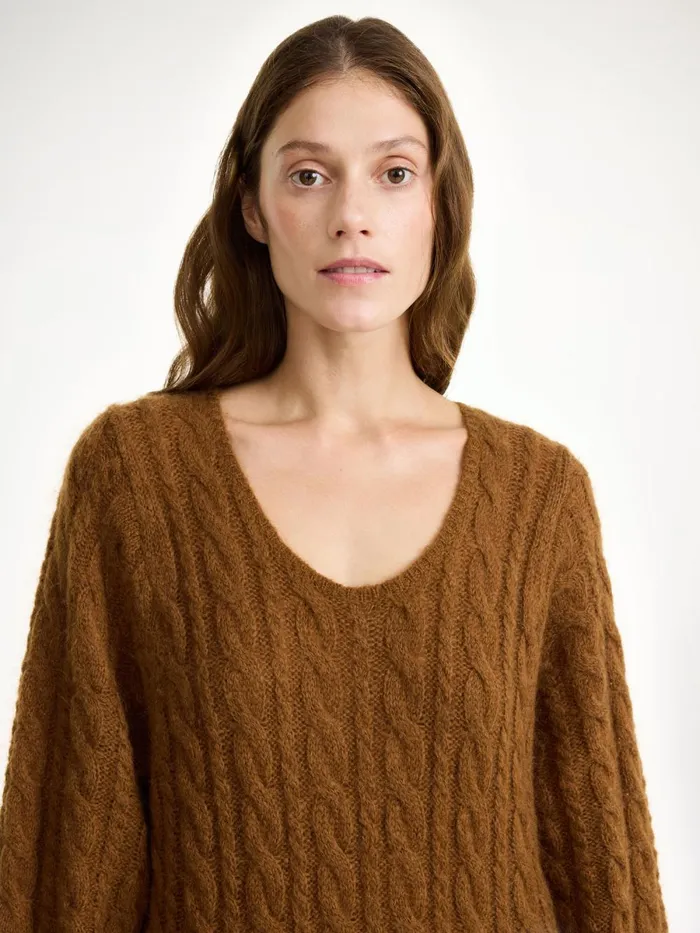 Dresses Women By Malene Birger Lovella Maxi Dress Bison