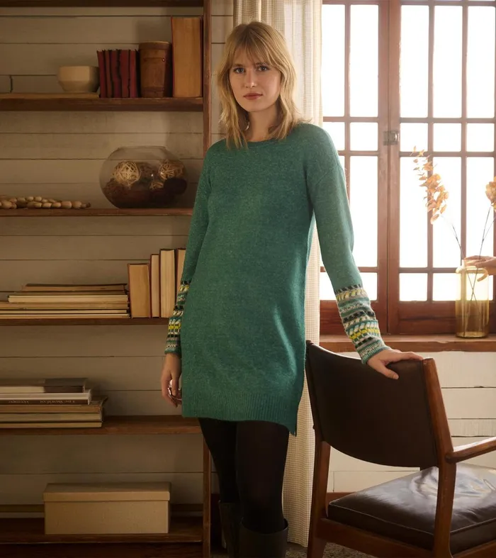 Dresses Women Hatley Sadie Sweater Dress 8211 Forest Green
