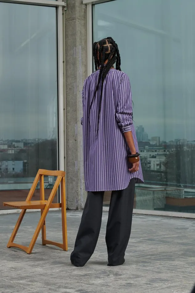 Dresses Women Soeur FRANCINE DRESS Purpleoffwhite
