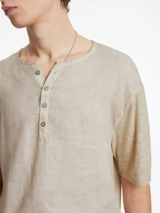 DYER HENLEY Dk Steel Htr Clothing John Varvatos TShirts