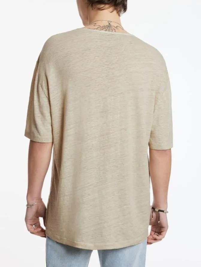 DYER HENLEY Dk Steel Htr Clothing John Varvatos TShirts