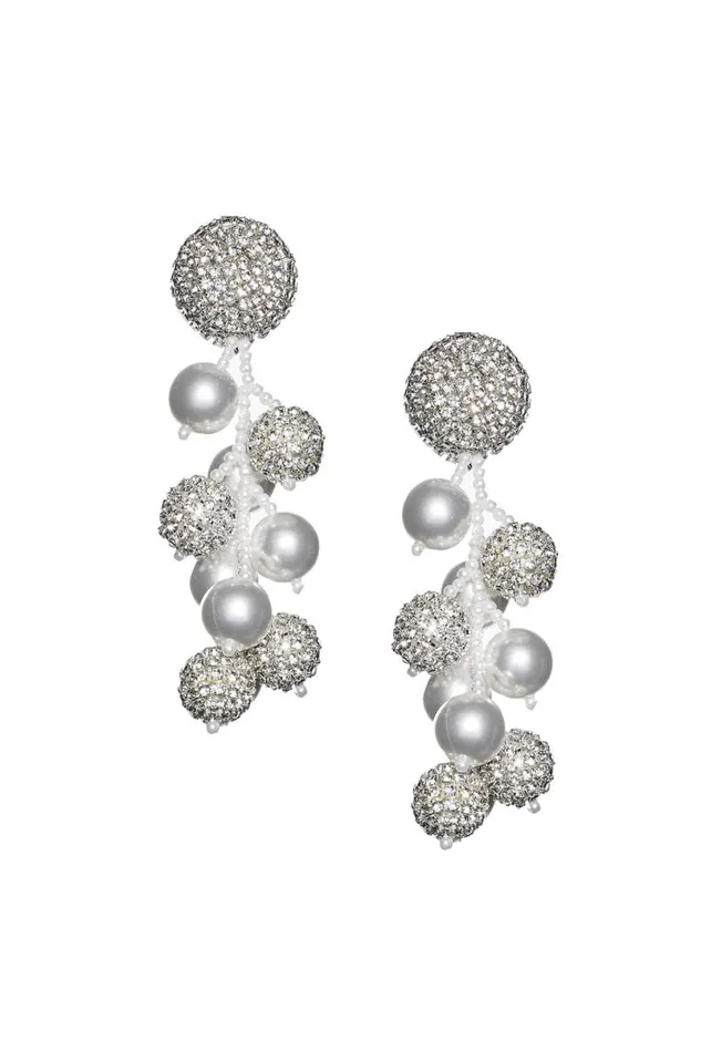 Earrings Women Sachin and Babi Coconut Earrings 8211 Crystals Pearls