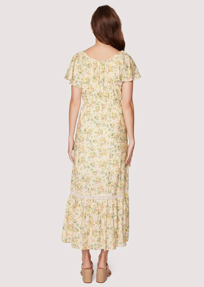 Earth Angel Maxi Dress Yellowfloral Women Lost Wander Dresses