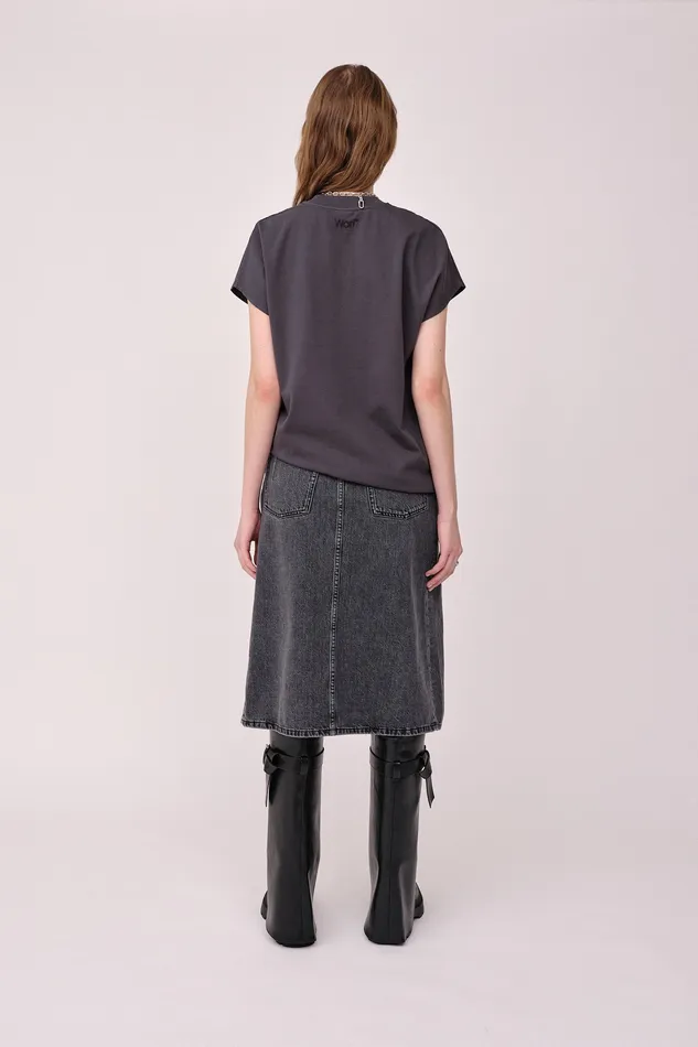 Emerson 8211 Ebony Tops and Tshirts Wonhundred Women