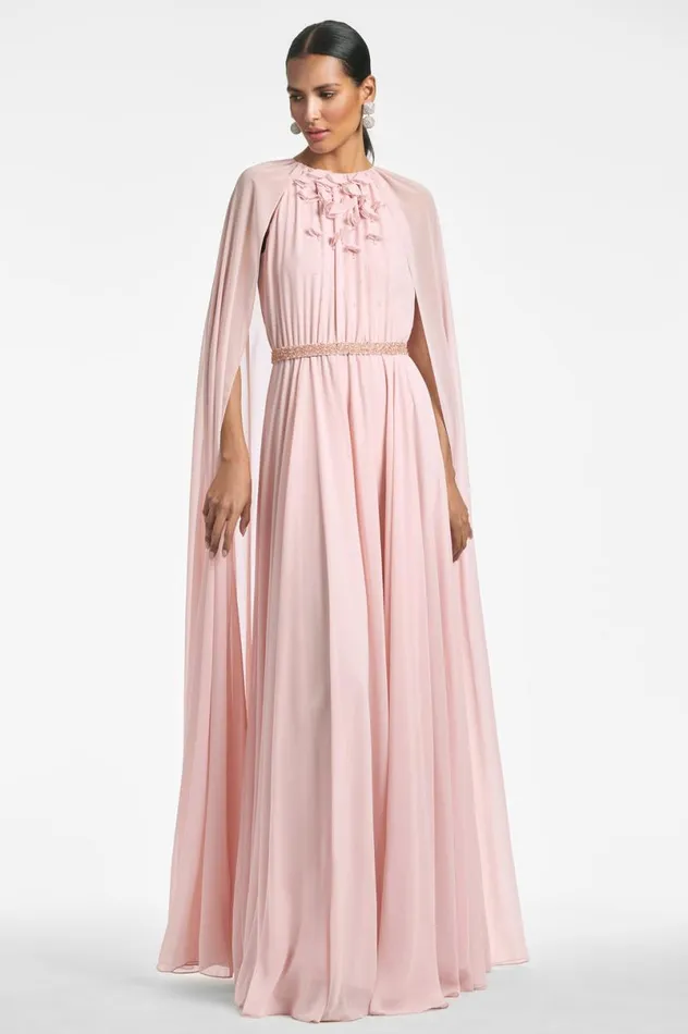 Evening Women Sachin and Babi Belladonna Gown 8211 Petal
